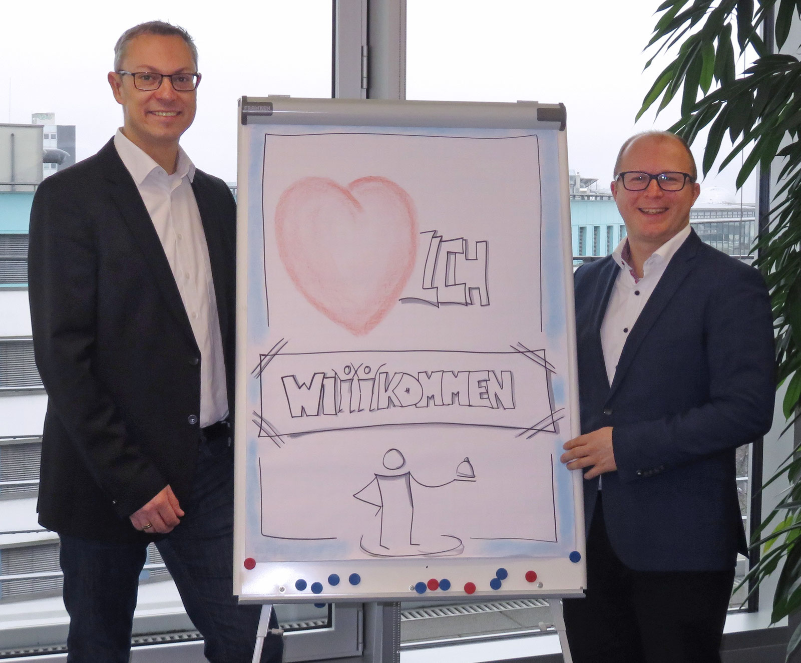 Florian Steinwarz und Simon Fritz von Dreisam Coaching heißen Sie herzlich willkommen